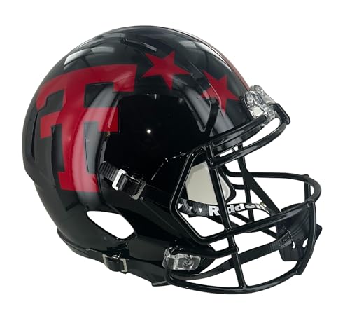 Texas Tech Red Raiders Helmet Riddell Replica Full Size Speed Style 100 Year - Special Order