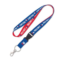 Philadelphia 76ers Lanyard with Detachable Buckle Slogan Design - Special Order