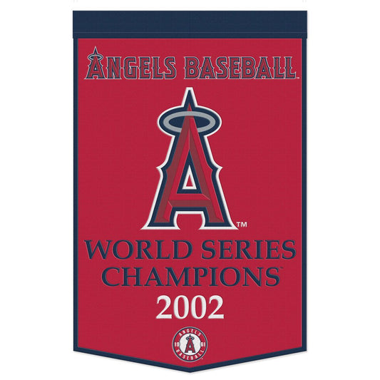 Los Angeles Angels Banner Wool 24x38 Dynasty Champ Design
