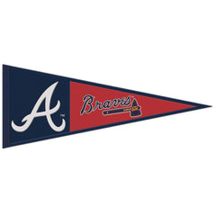 Atlanta Braves Pennant 13x32 Wool - Special Order