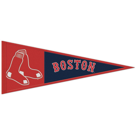 Boston Red Sox Pennant 13x32 Wool - Special Order