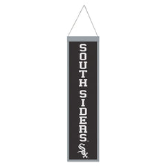 Chicago White Sox Banner Wool 8x32 Heritage Slogan Design