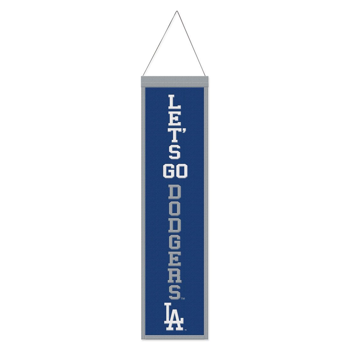 Los Angeles Dodgers Banner Wool 8x32 Heritage Slogan Design