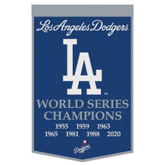 Los Angeles Dodgers Banner Wool 24x38 Dynasty Champ Design