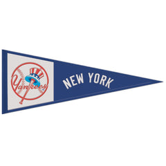 New York Yankees Pennant 13x32 Wool Alternate Design - Special Order