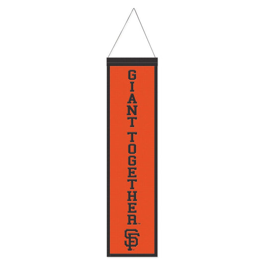 San Francisco Giants Banner Wool 8x32 Heritage Slogan Design