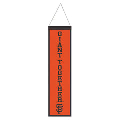 San Francisco Giants Banner Wool 8x32 Heritage Slogan Design