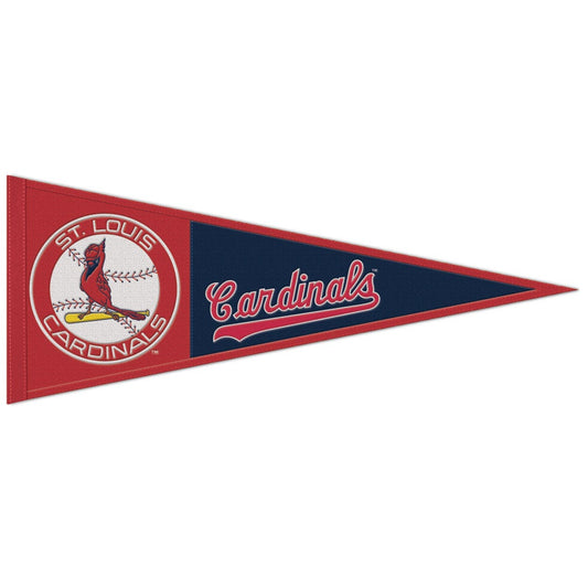 St. Louis Cardinals Pennant 13x32 Wool - Special Order