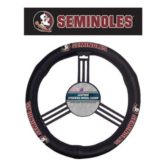 Florida State Seminoles Steering Wheel Cover Leather CO