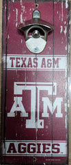Texas A&M Aggies Sign Wood 5x11 Bottle Opener Alternate