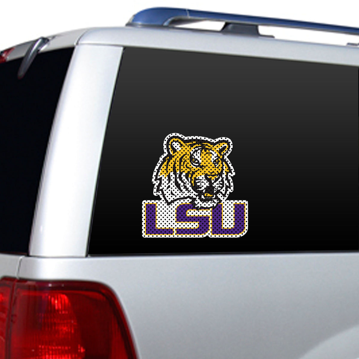 LSU Tigers Window Film 12 Inch Die Cut