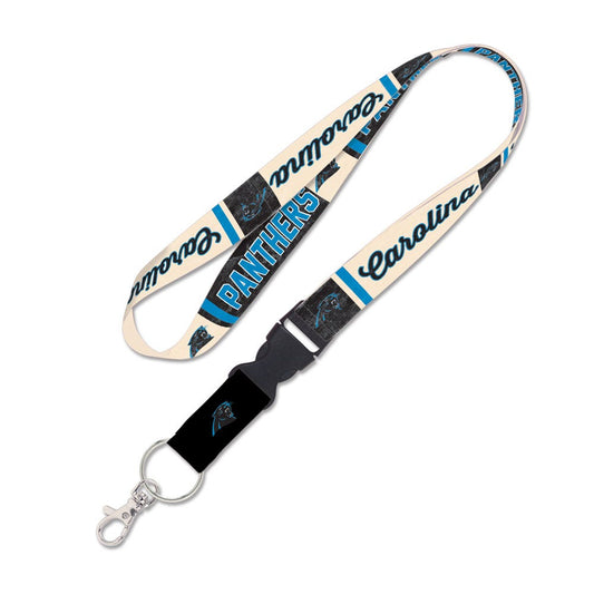Carolina Panthers Lanyard with Detachable Buckle Vintage