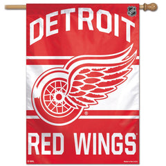 Detroit Red Wings Banner 28x40 Vertical - Special Order