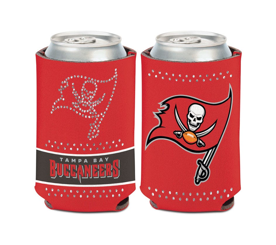 Tampa Bay Buccaneers Can Cooler Bling - Special Order