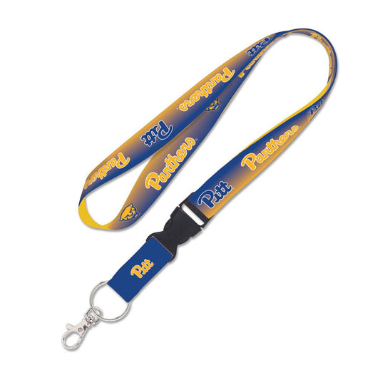 Pittsburgh Panthers Lanyard with Detachable Buckle Two Tone Alternate - Special Order