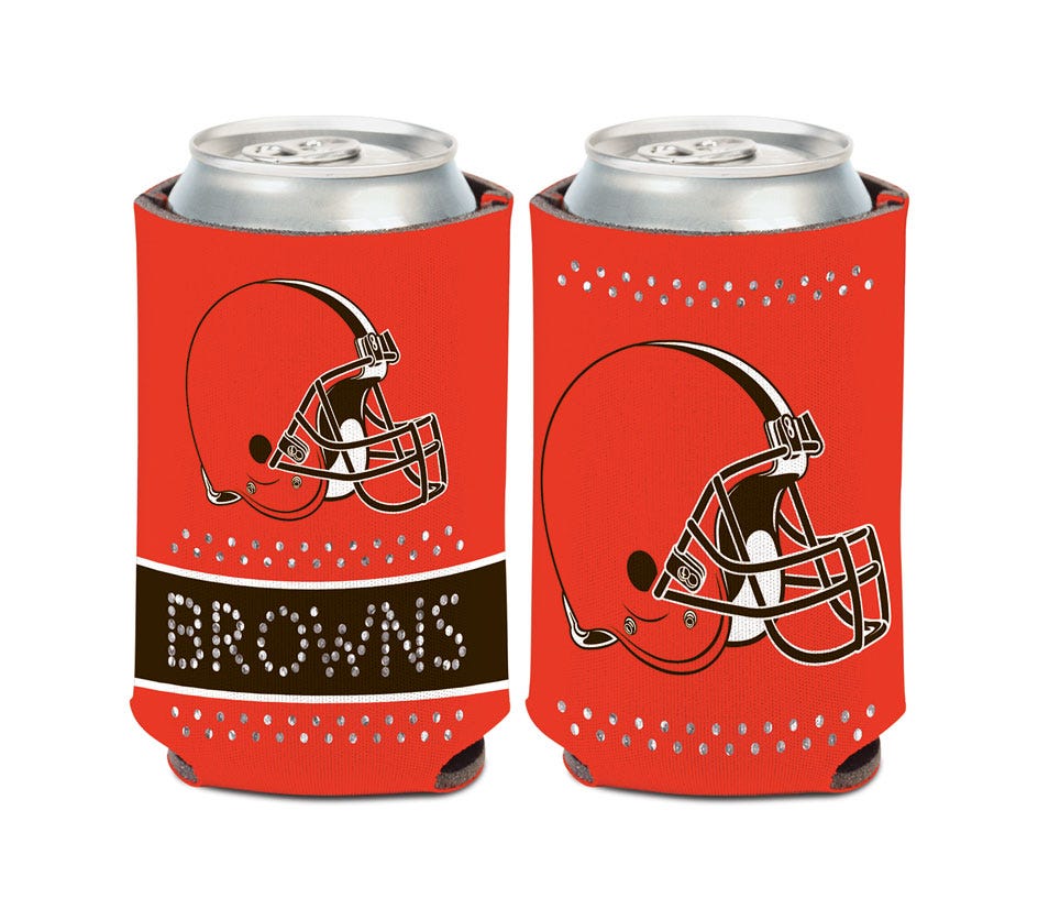 Cleveland Browns Can Cooler Bling - Special Order