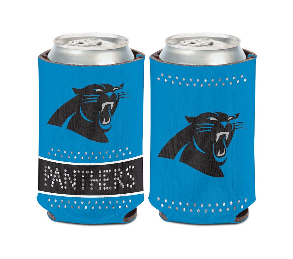 Carolina Panthers Can Cooler Bling - Special Order