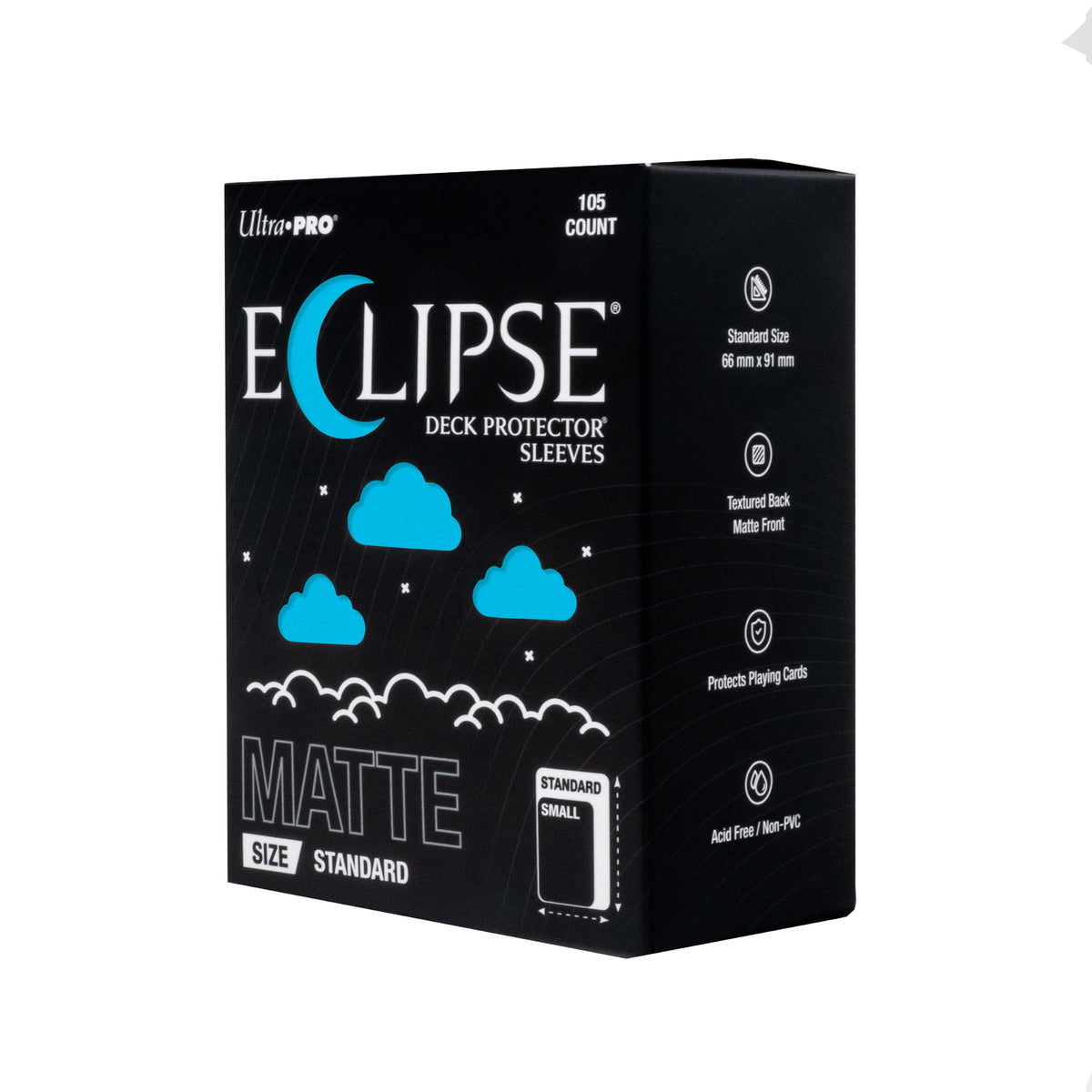 Eclipse Matte Standard Deck Protector Sleeves 105 Pack Sky Blue