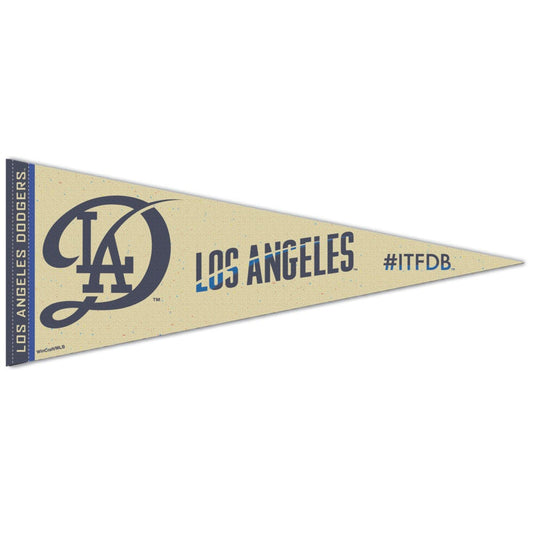 Los Angeles Dodgers Pennant 12x30 Premium Style City Connect Special Order