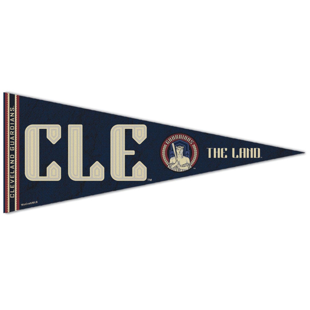 Cleveland Guardians Pennant 12x30 Premium Style City Connect - Special Order