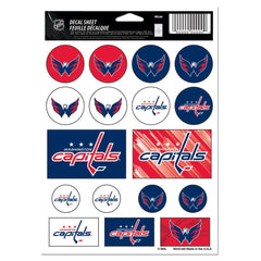 Washington Capitals Decal Sheet 5x7 Vinyl - Special Order