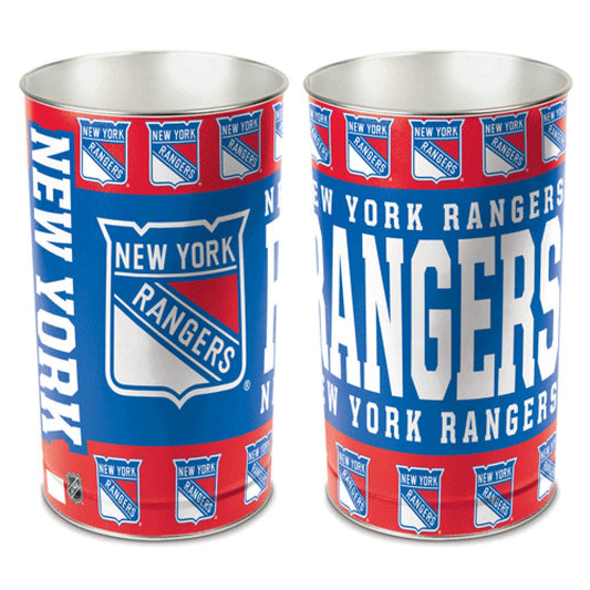 New York Rangers Wastebasket 15 Inch - Periodic Restock