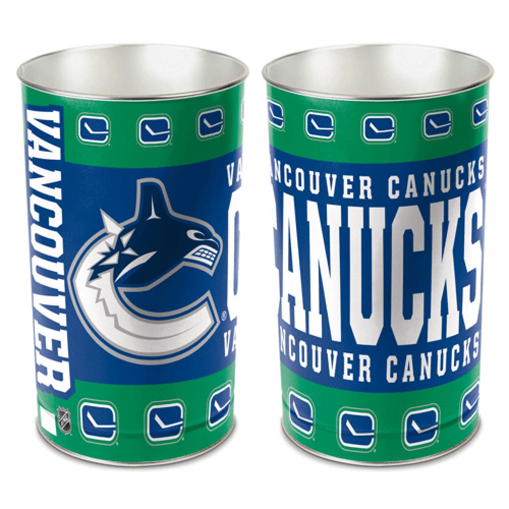 Vancouver Canucks Wastebasket 15 Inch - Periodic Restock