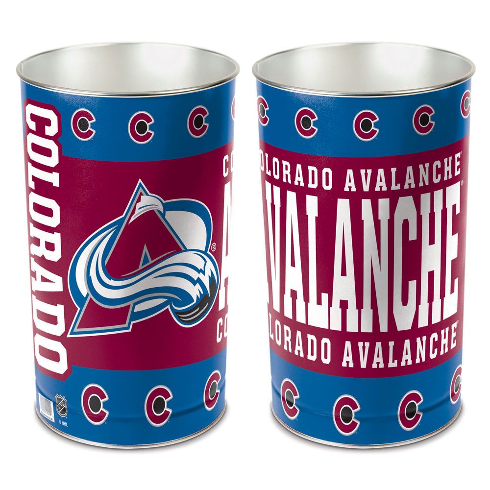 Colorado Avalanche Wastebasket 15 Inch - Periodic Restock
