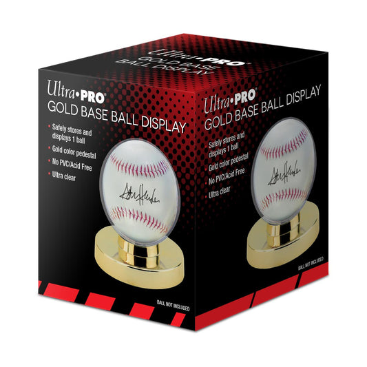 Baseball Holder - Gold Base