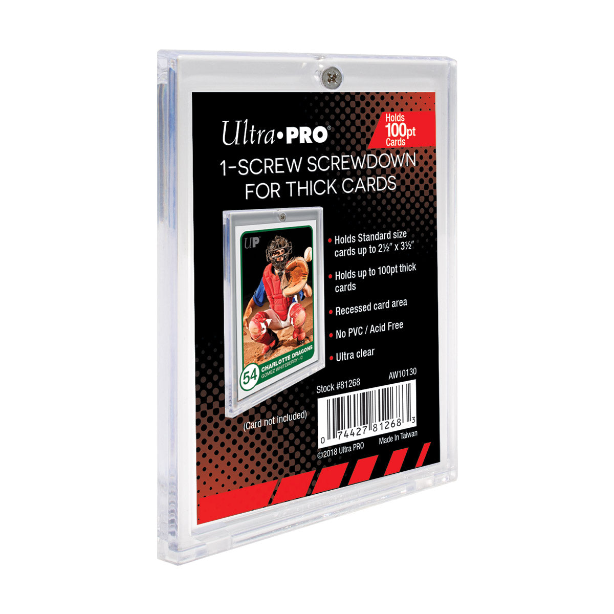 Single-Screw Screwdown Holder for Thick Cards