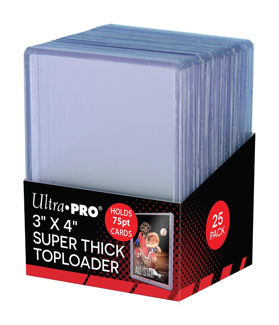Toploader - 3x4 75pt Thick (25 per pack)