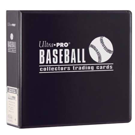 3 Inch Baseball Album Black