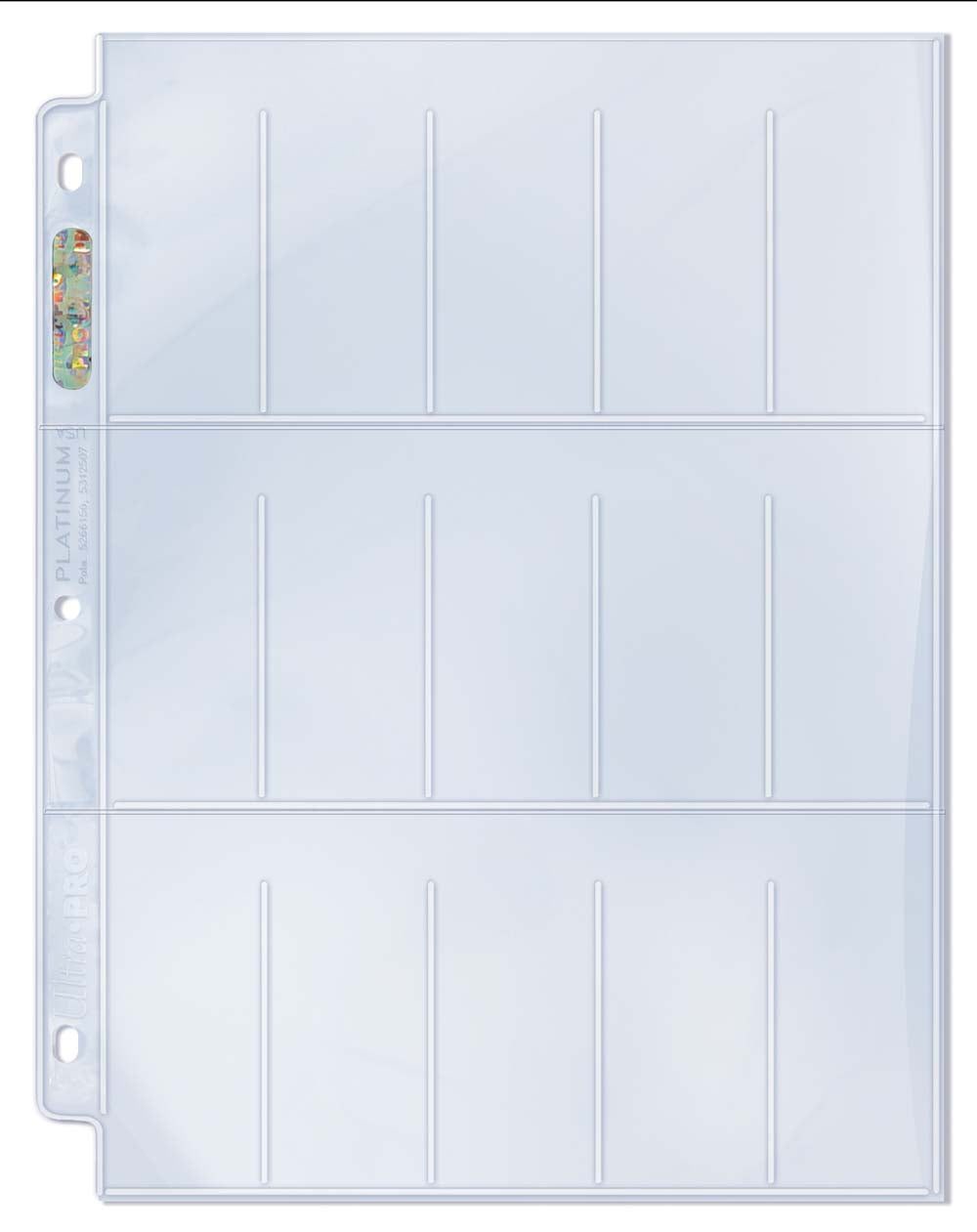 15-Pocket Platinum Page for Tobacco Cards (100ct)