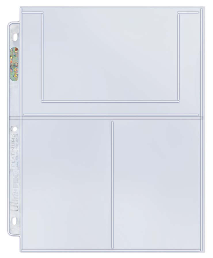 3-Pocket Platinum Page for 4x6 Photos (100ct)