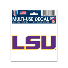 LSU Tigers Decal 3x4 Multi Use - Special Order