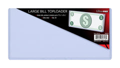 Toploader - Large Bill (25 per pack) Special Order
