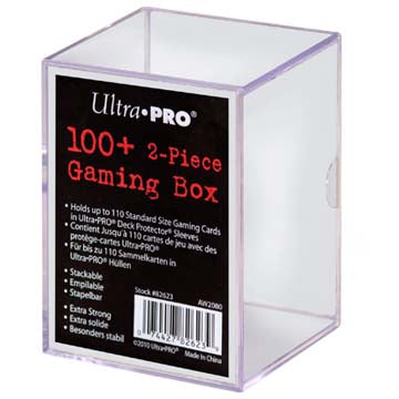 100ct 2-Piece Deck Box - Clear