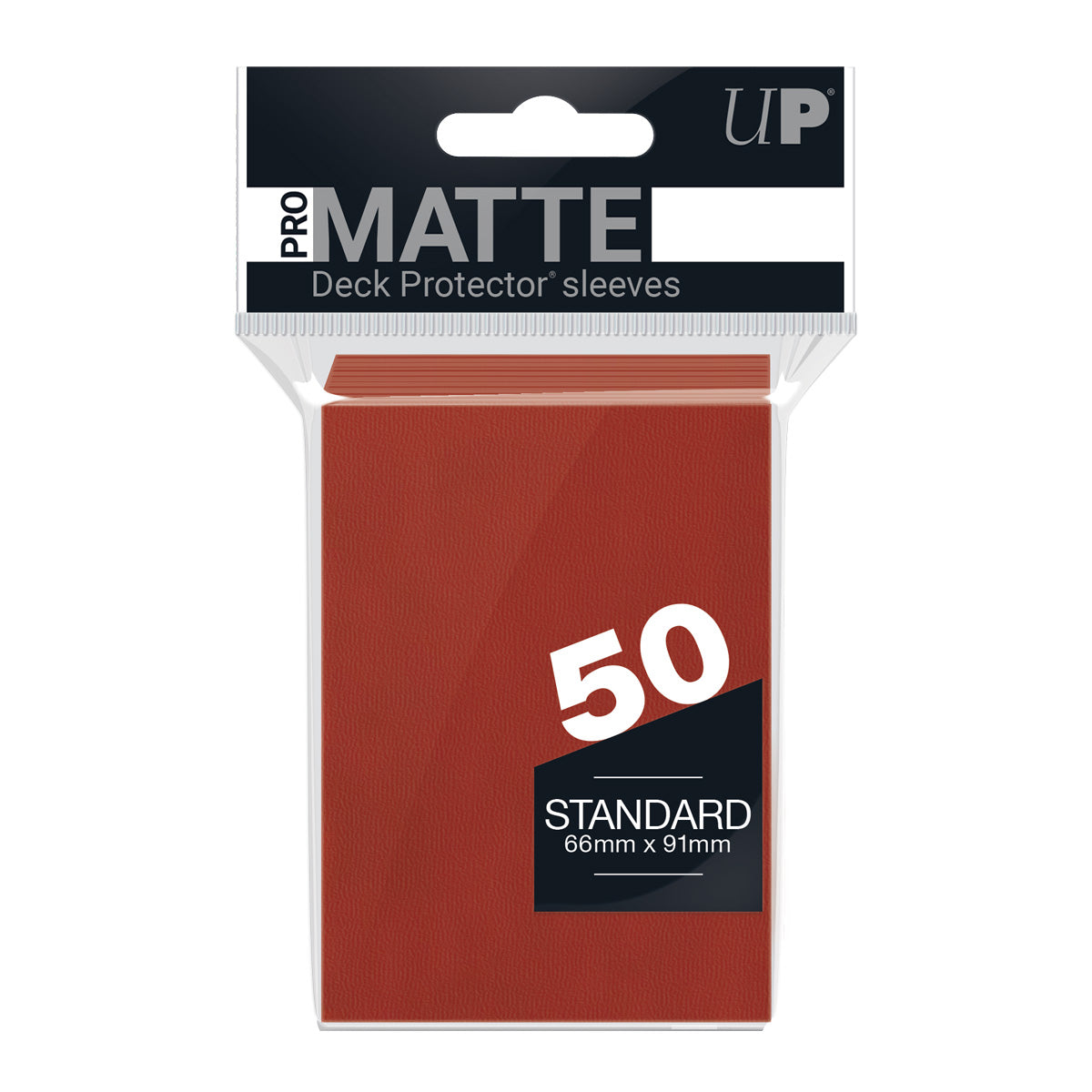 Deck Protectors - Pro-Matte - Red (One Pack of 50)