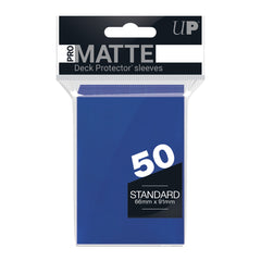 Deck Protectors - Pro-Matte - Blue (One Pack of 50) - Special Order