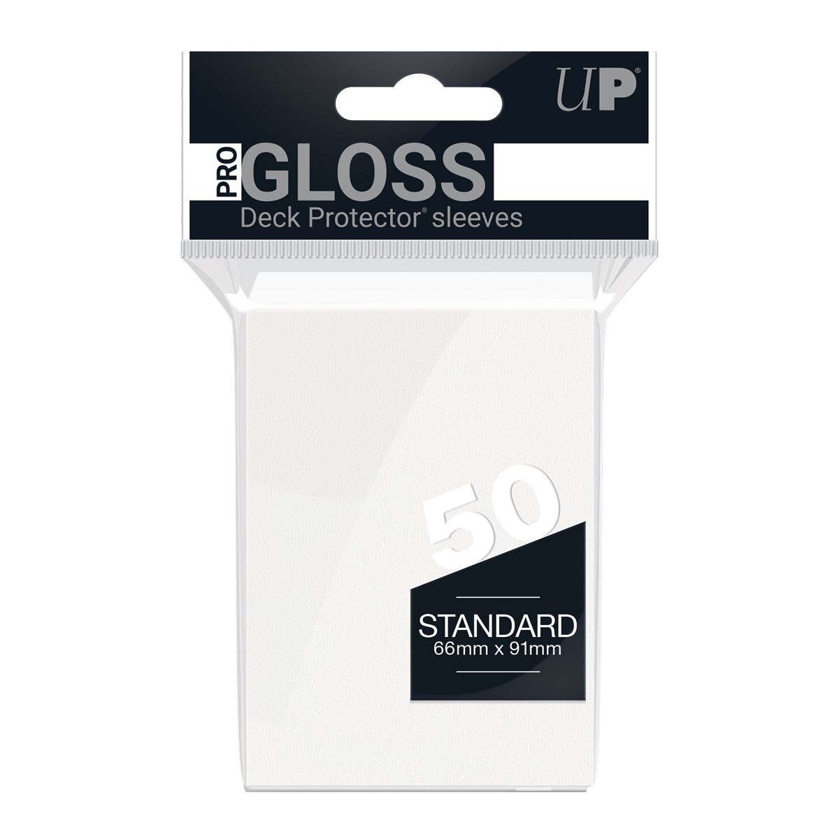 Deck Protectors - Pro Gloss - White (One Pack of 50)