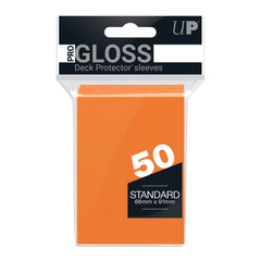 Deck Protectors - Pro Gloss - Orange (One Pack of 50)