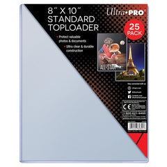 Toploader - 8x10 - Standard - (25 per pack)