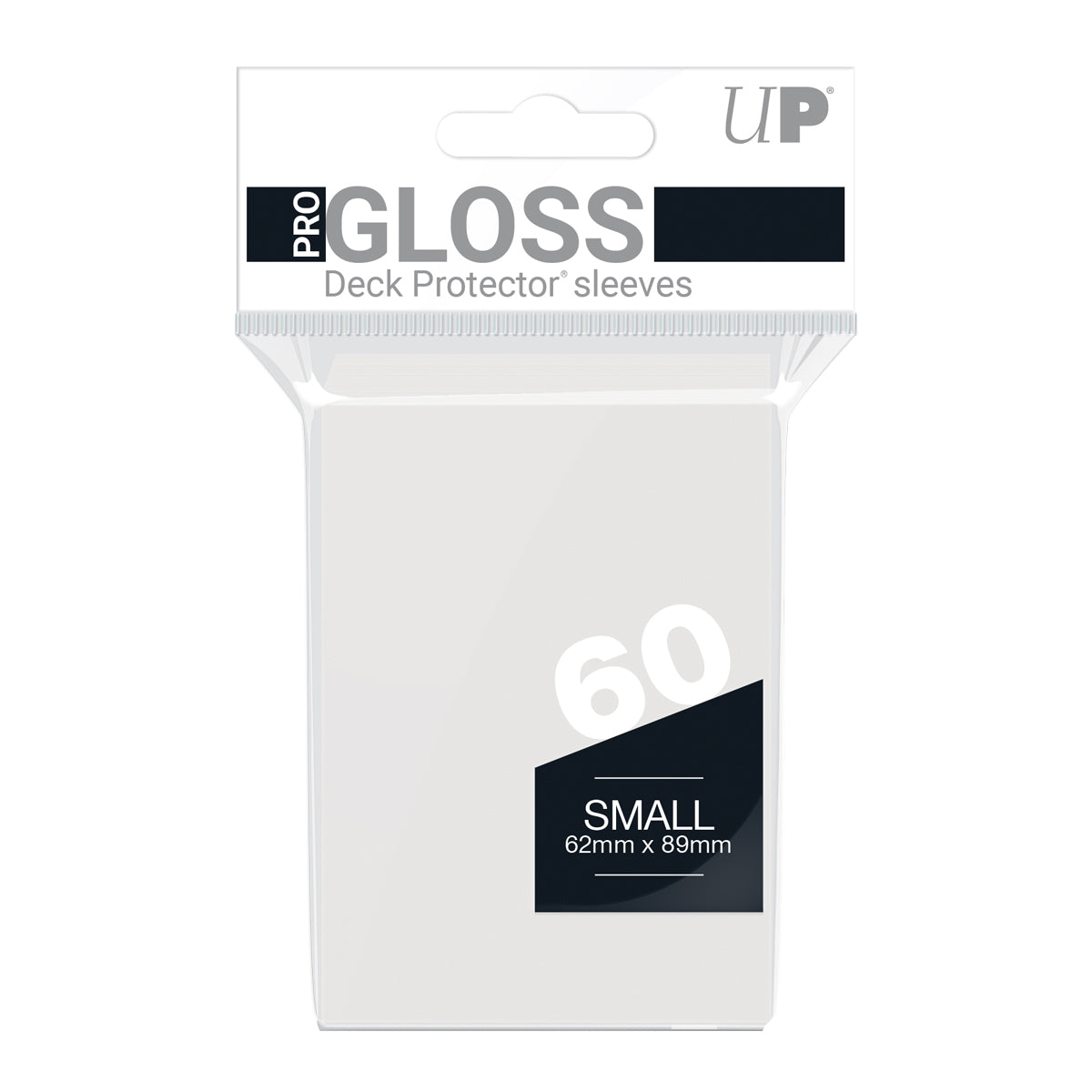 Deck Protector Sleeves - PRO-Gloss - Small Size- Clear (One Pack of 60)