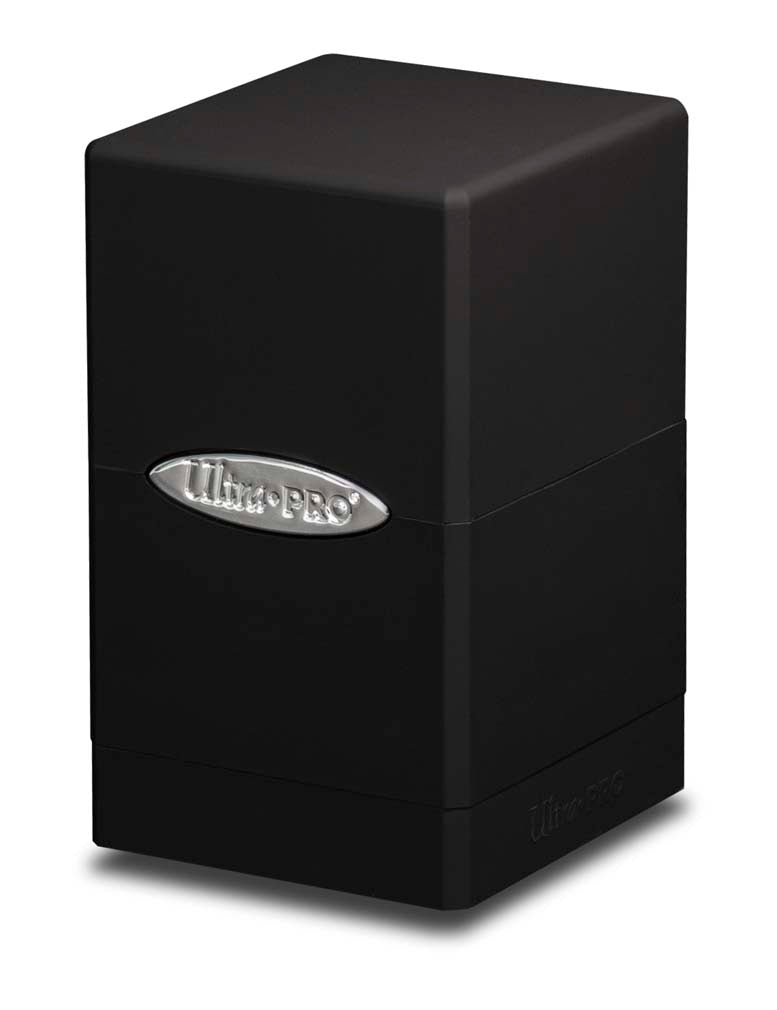 Satin Tower Deck Box - Jet Black