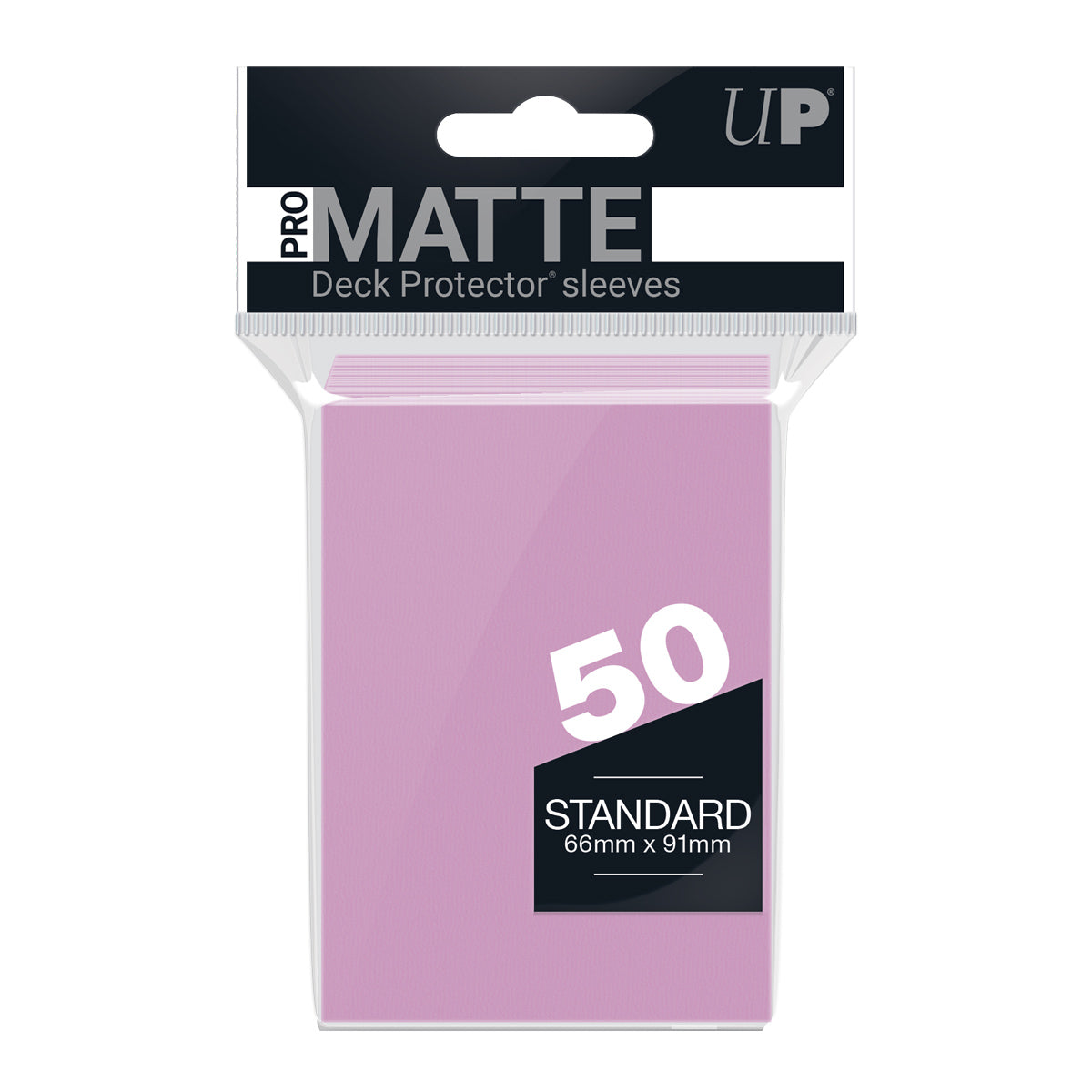 Deck Protector Sleeves - PRO-Matte - Standard - Pink (One Pack of 50)