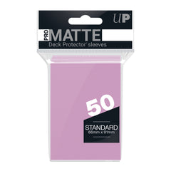 Deck Protector Sleeves - PRO-Matte - Standard - Pink (One Pack of 50)