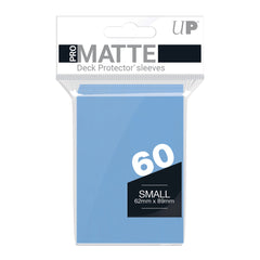 Deck Protectors - Pro Matte - Small Size - Light Blue (One Pack of 60)