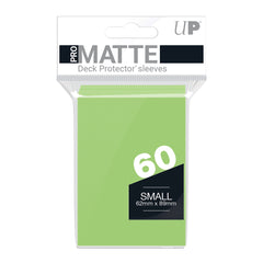 Deck Protectors - Pro Matte - Small Size - Lime Green (One Pack of 60)