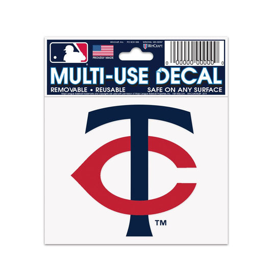 Minnesota Twins Decal 3x4 Multi Use - Special Order