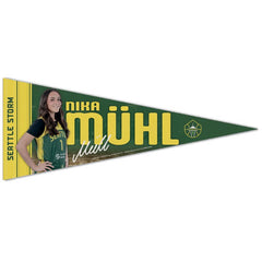 Seattle Storm Pennant 12x30 Premium Style Nika Muhl Design - Special Order